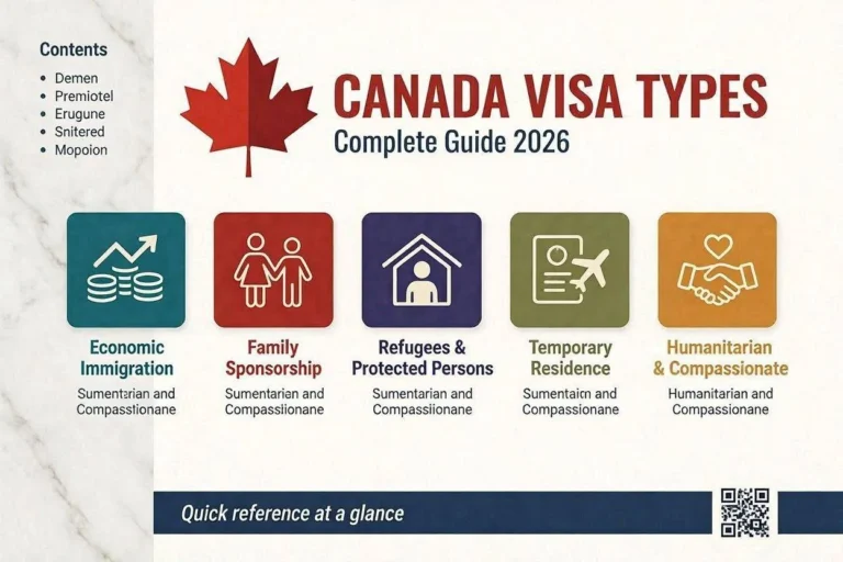 Canada Visa Types 2026: Complete Guide to All 5 Categories