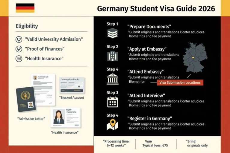 Germany Student Visa Guide: Requirements and Process for 2026