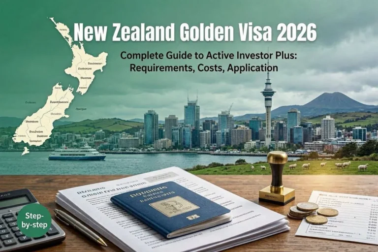 New Zealand Golden Visa 2026: Complete Guide to Active Investor Plus Visa Requirements, Costs & Application