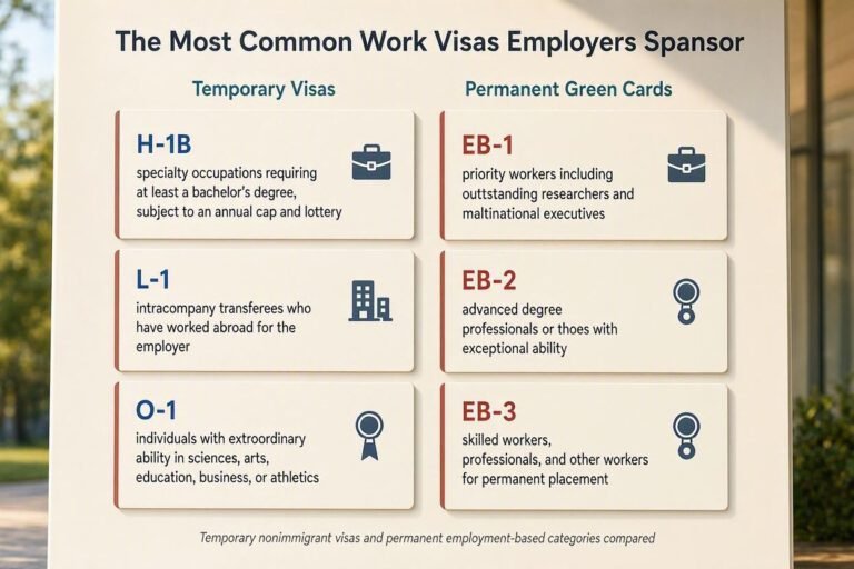 how do employers sponsor work visas