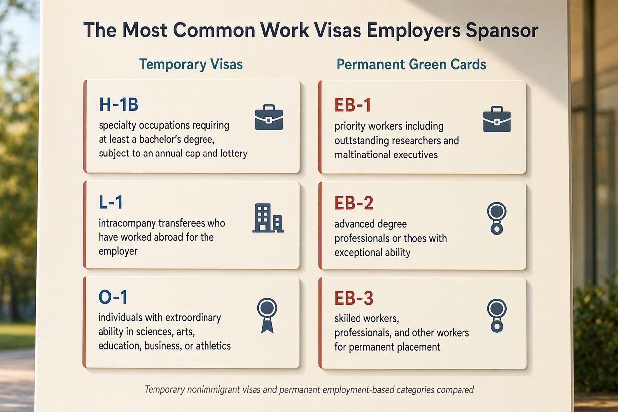 how do employers sponsor work visas