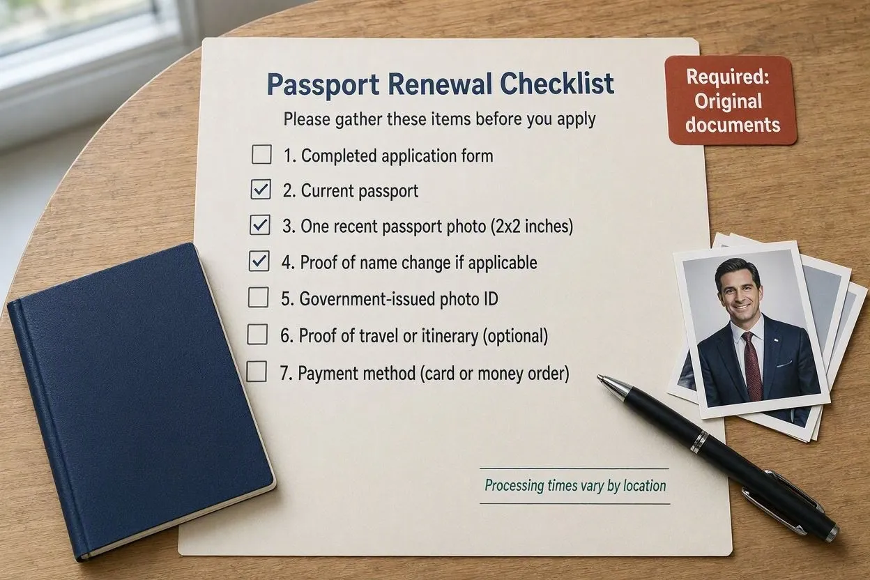 Passport Renewal Checklist